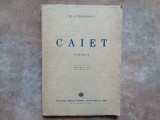 Al. O. Teodoreanu Caiet. Versuri, ed. a II-a, 1943
