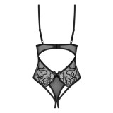 Neglijeuri - Obsessive Blomentis cu Deschidere Intre Picioare si Detaliu Decorativ in Partea din Fata Medium-Large