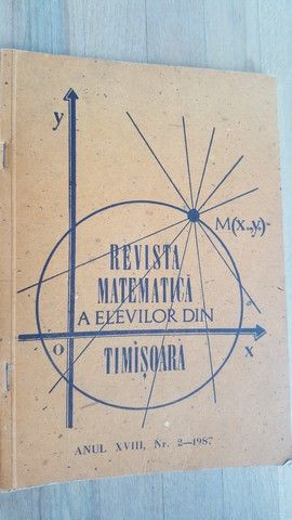 Revista matematica a elevilor din Timisoara