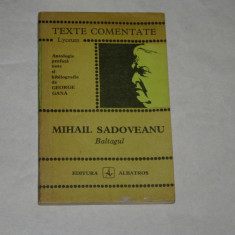 Baltagul - Mihail Sadoveanu - Texte comentate - 1972