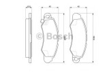 Set placute frana,frana disc SUZUKI SWIFT II Hatchback (EA, MA) (1989 - 2005) BOSCH 0 986 424 804