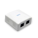 PRIZA RJ-45 aplicabila cu 2 iesiri GEMBIRD pt. cablu UTP, Cat6, Krone (LSA) x 2 | RJ-45 (M) x 2, plastic, 1 buc, &quot;NCAC-2U6-01&quot;