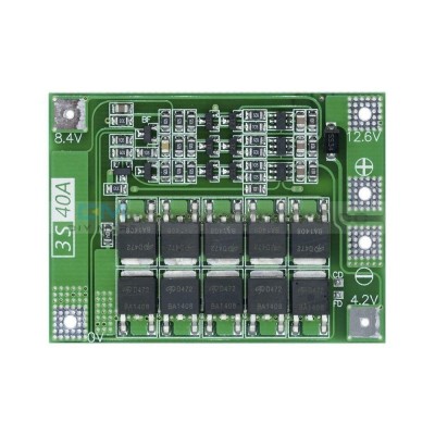 BMS 3S 40A Li-ion Lithium Battery Charger Enhanced mode foto