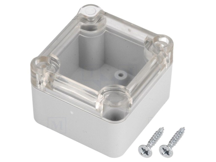Carcasă universală gri ABS IP65