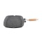 Tigaie grill Zilan, 24 x 24 cm, aluminiu, interior granit, Gri