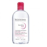 Apă micelară demachiantă Bioderma Sensibio H2O Micelară Soluție pentru &icirc;ndepărtarea machiajului 500 ml