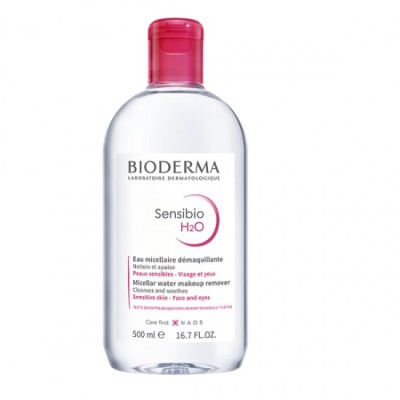 Apă micelară demachiantă Bioderma Sensibio H2O Micelară Soluție pentru &amp;icirc;ndepărtarea machiajului 500 ml foto