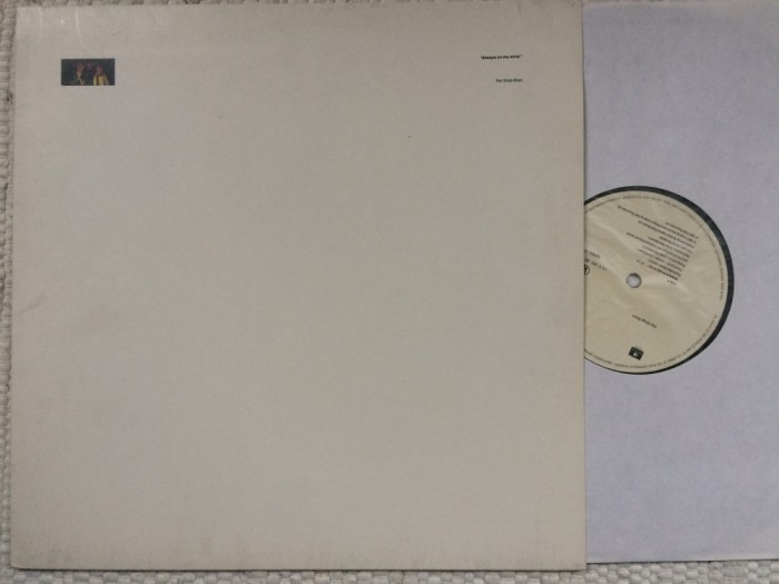 pet shop boys always on my mind 1987 disc vinyl 12&quot; 45 RPM Maxi Single muzica dance synth pop disco NM