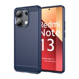 Husa pentru Xiaomi Redmi Note 13 4G - Techsuit Carbon Silicone - Blue