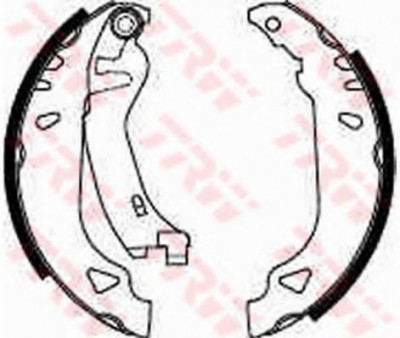 Set saboti frana FIAT PUNTO Cabriolet (176C) (1994 - 2000) TRW GS8269 foto