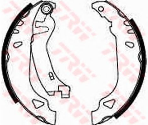 Set saboti frana FIAT PUNTO Cabriolet (176C) (1994 - 2000) TRW GS8269