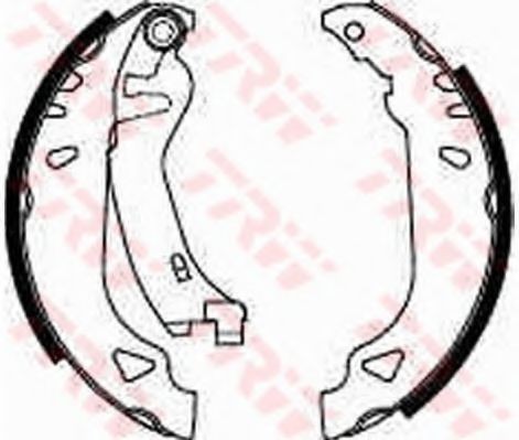 Set saboti frana FIAT PUNTO Van (176L) (1996 - 2000) TRW GS8269