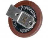 Acumulator cheie/reincarcabil Bmw Panasonic VL-1220/HFN 3V 7mAh 2pin pentru PCB fixare vertical and Oslash 12.6x2.65mm