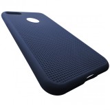 Husa silicon Mesh (retea) bleumarin pentru Apple iPhone 7