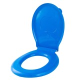 Capac WC universal culoarea albastru Valcor VLC31006