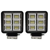 Set 2 x proiectoare auto 144W/set LED, 10/30V, Universal