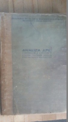 Analiza apei, a depunerilor si a reactivilor pentru tratarea apei, in exploatarile energetice UZATA foto