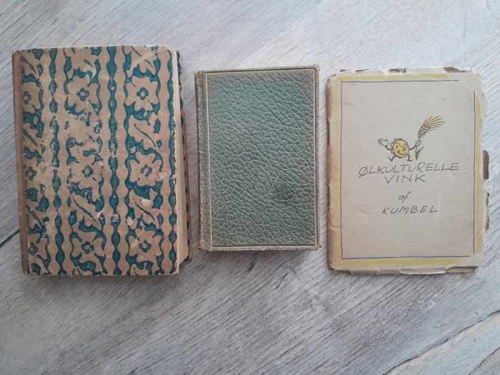 Lot carti vechi carte poezie poezii limba daneza Danemarca anii 20-40 brosura Tuborg