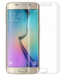 Folie sticla Samsung Galaxy S6 Edge pentru tot ecranul (Full Cover) curbata 3D, Transparenta