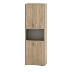 Dulap 4 usi pal stejar sonoma Tempo 57x34x175 cm
