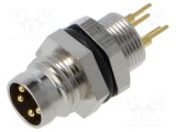 Conector M8 soclu tată 48V 4A 4 pini IP67 LUTRONIC