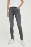 Levi&#039;s jeansi 721 femei, culoarea gri