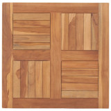 Blat de masa, 60 x 60 x 2,5 cm, lemn masiv de tec GartenMobel Dekor, vidaXL