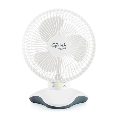 Ventilator de birou Gallet VEN6 Blizzard, 15 cm, 3 viteze, oscilatie, 5 W, alimentare prin cablu USB foto
