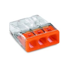 Clema Doza Compacta 3 Poli Conductor Rigid sau Semirigid 0.5 - 2.5 MM2