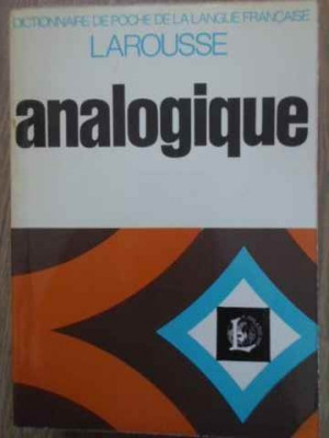 DICTIONNAIRE ANALOGIQUE. REPERTOIRE MODERNE DES MOTS PAR LES IDEES, DES IDEES PAR LES MOTS-CHARLES MAQUET foto