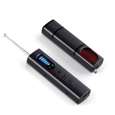 Detector Aparate Spion Camere, Microfoane, Localizatoare GPS, Reportofoane, TSS-T15, Detector de Unde Magnetice si Scanare Laser, cu Lanterna