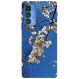 Husa compatibila cu Motorola G50 model Cherry Blossom, Silicon, TPU, Viceversa