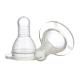 Set 2 tetina silicon 0+ Baby, 2 bucati, Minut