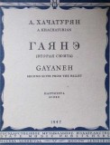 GAYANEH, SECOND SUITE FROM THE BALLET (PARTITURA MUZICALA)-A. KHACHATURIAN-364414