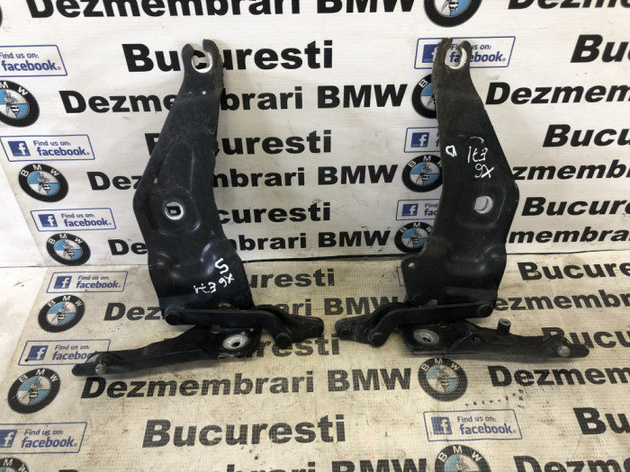 Balamale capota stanga dreapta originale BMW X5 X6 E70 E71