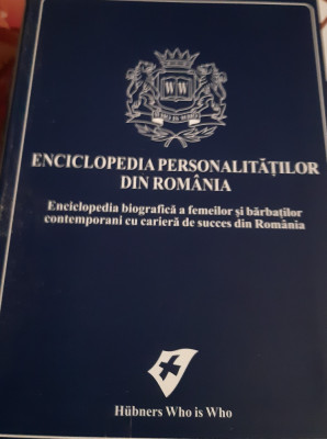 ENCICLOPEDIA PERSONALITATILOR DIN ROMANIA 2007 foto