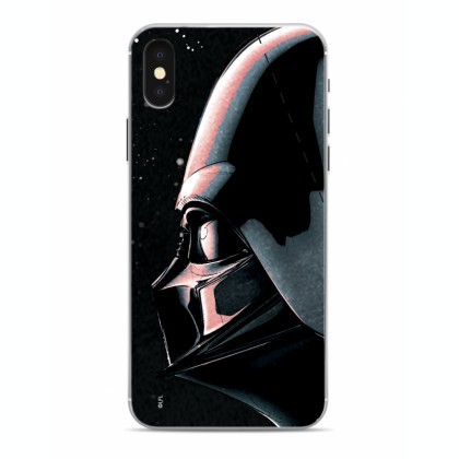 Husa Capac TPU / Glass, DARTH VADER 017 , Huawei P10 cu Licenta, Negru Blister