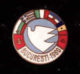 Conferinta Balcanica pt.Pace Bucuresti 1960 Insigna