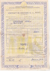 bnk div ADAS - Contract de asigurare - 1975 foto