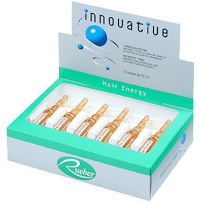 Fiole anti-cadere, nutritive cu Placenta Hair Energy Innovative Rueber 12*10ml foto