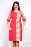 Rochie de Ocazie Sofina Rosu AuriuMarimea, Yves