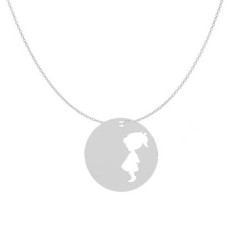 Lantisor model charm banut fetita - argint 925
