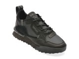 Pantofi sport REPLAY negri, MS1P45L, din material textil si piele naturala
