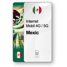 eSIM Internet Mexic, valabil 7 zile, trafic 1 GB, Standard
