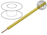 Cablu S&acirc;rmă Cu 0,2mm2 PVC Galben 100m
