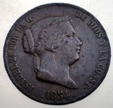 J.169 SPANIA ISABEL II 25 CENTIMOS DE REAL 1854