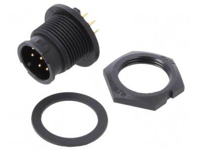 Conector Circular Soclu B 8-PIN Baionetă foto