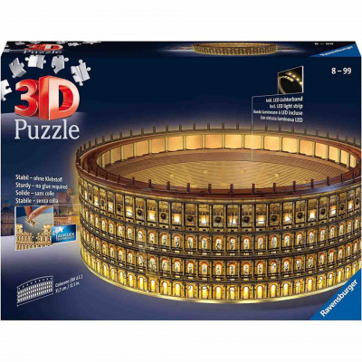 Puzzle 3D Led Colosseum, 216 Piese foto