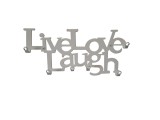 Suport chei Live Love Laugh Alb