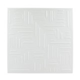 Tavan fals decorativ, polistiren extrudat, 0808, clasic, alb, 50 x 50 x 0.35 cm